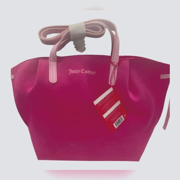 Juicy Couture NWT Pink Modern Tote Bag NIP - Picture 1 of 7